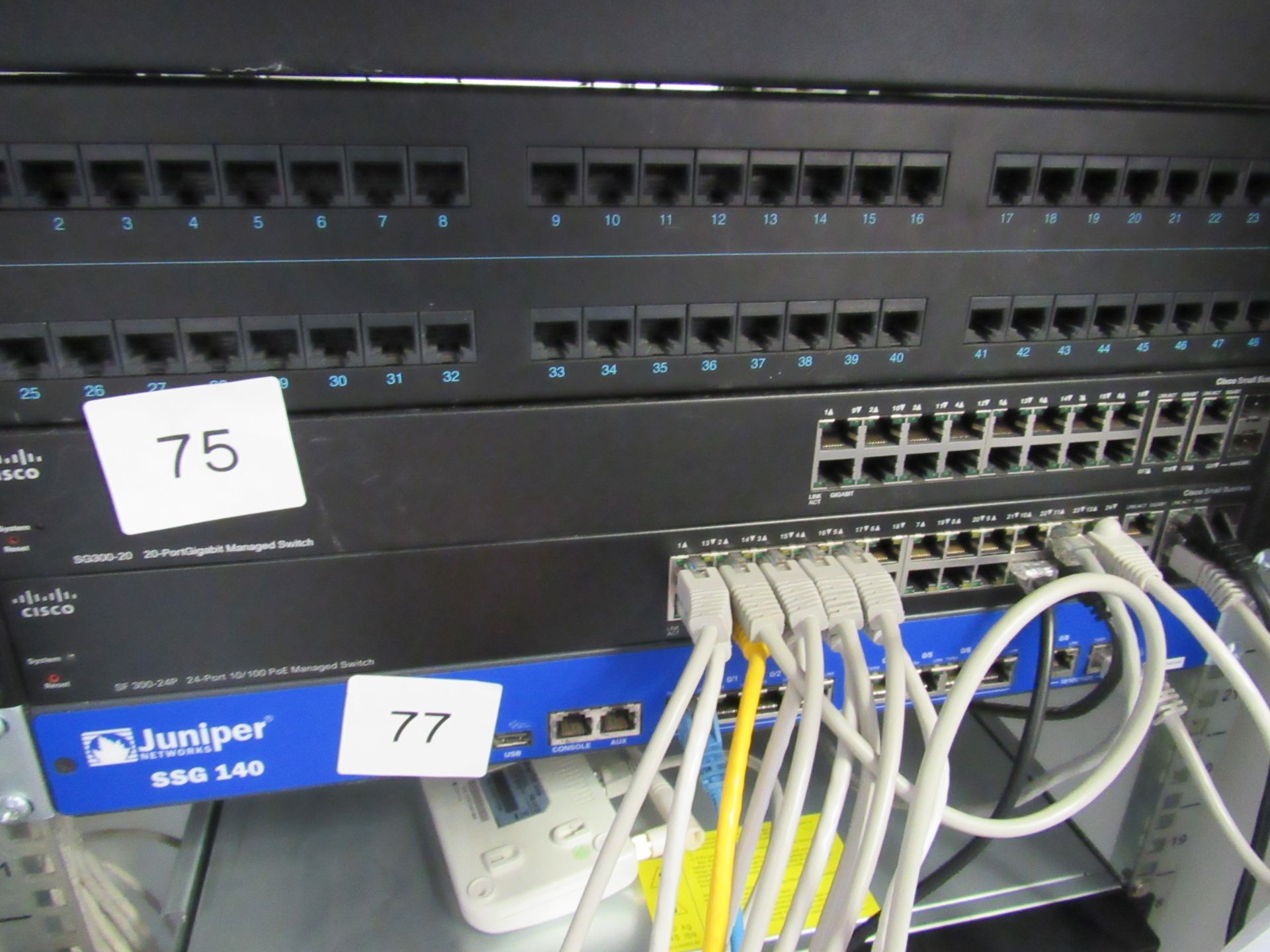 Cisco SG300-20 20 Port Managed Switch & Cisco SF300-24P 24 Port Managed Switch – (Located in York) - Image 2 of 3