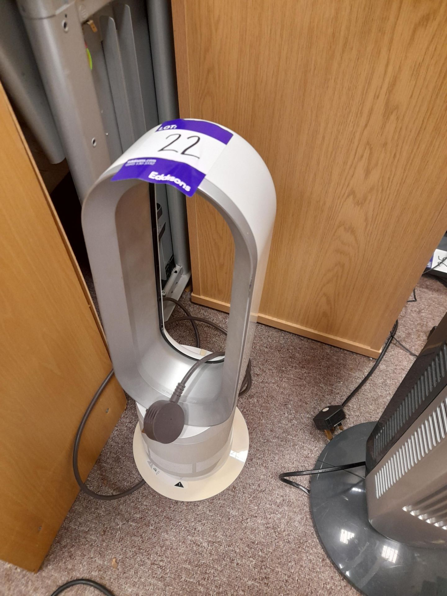 Dyson AM04 fan heater, and Prem-i-air tower fan