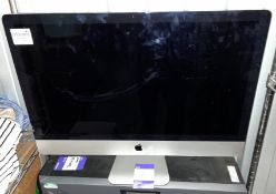 Apple iMac (27-inch, Late 2013), Model A1419, EMC No: 2639, Serial Number C02MN2DWF8J4