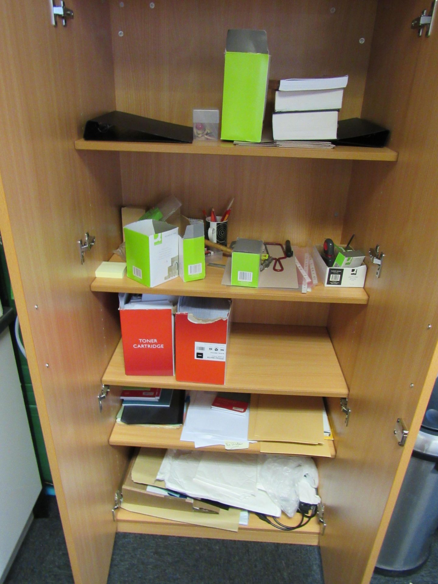 Double Door Office Cupboard and Contents – (Located in York) - Image 3 of 4