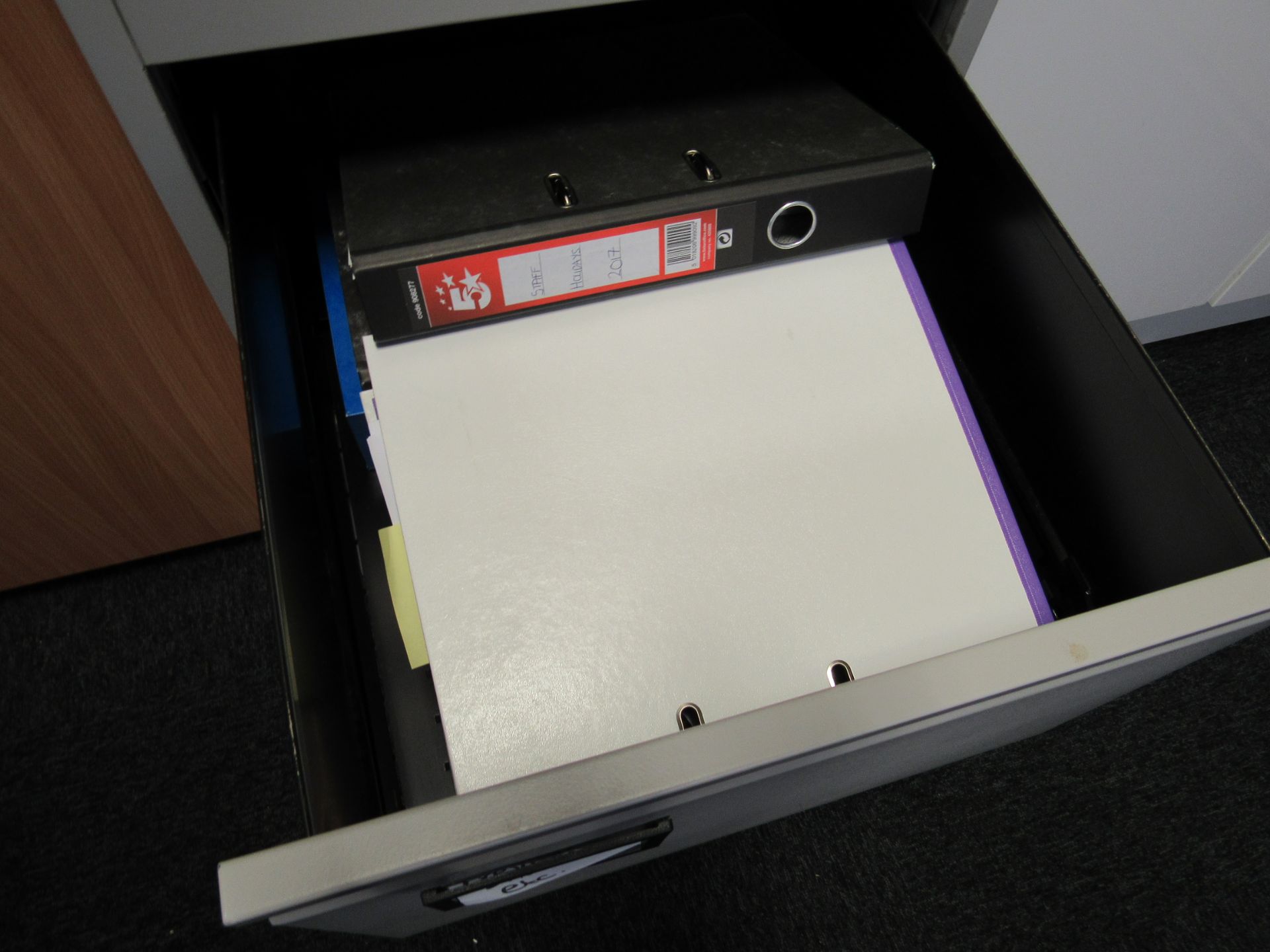 4 Drawer Filing Cabinet Grey – (Located in York) - Image 4 of 4