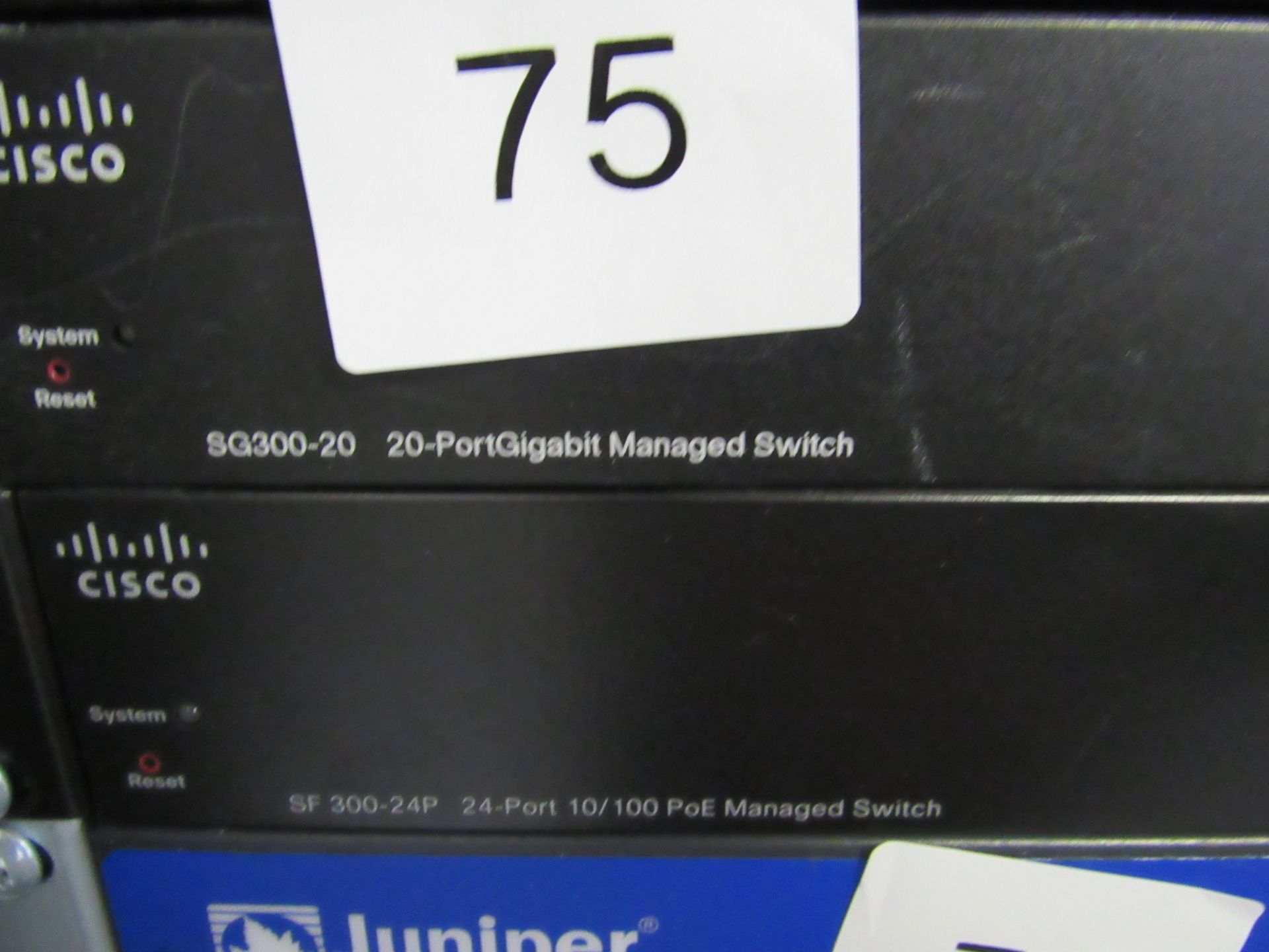 Cisco SG300-20 20 Port Managed Switch & Cisco SF300-24P 24 Port Managed Switch – (Located in York) - Image 3 of 3