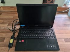 Acer Aspire 3 model N19C1 laptop computer, serial number NXHH8EK00301702D0F36400 with charger
