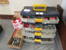 Plastic Case with quantity of fixings