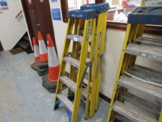 2 Werner 4-tread Step Ladders