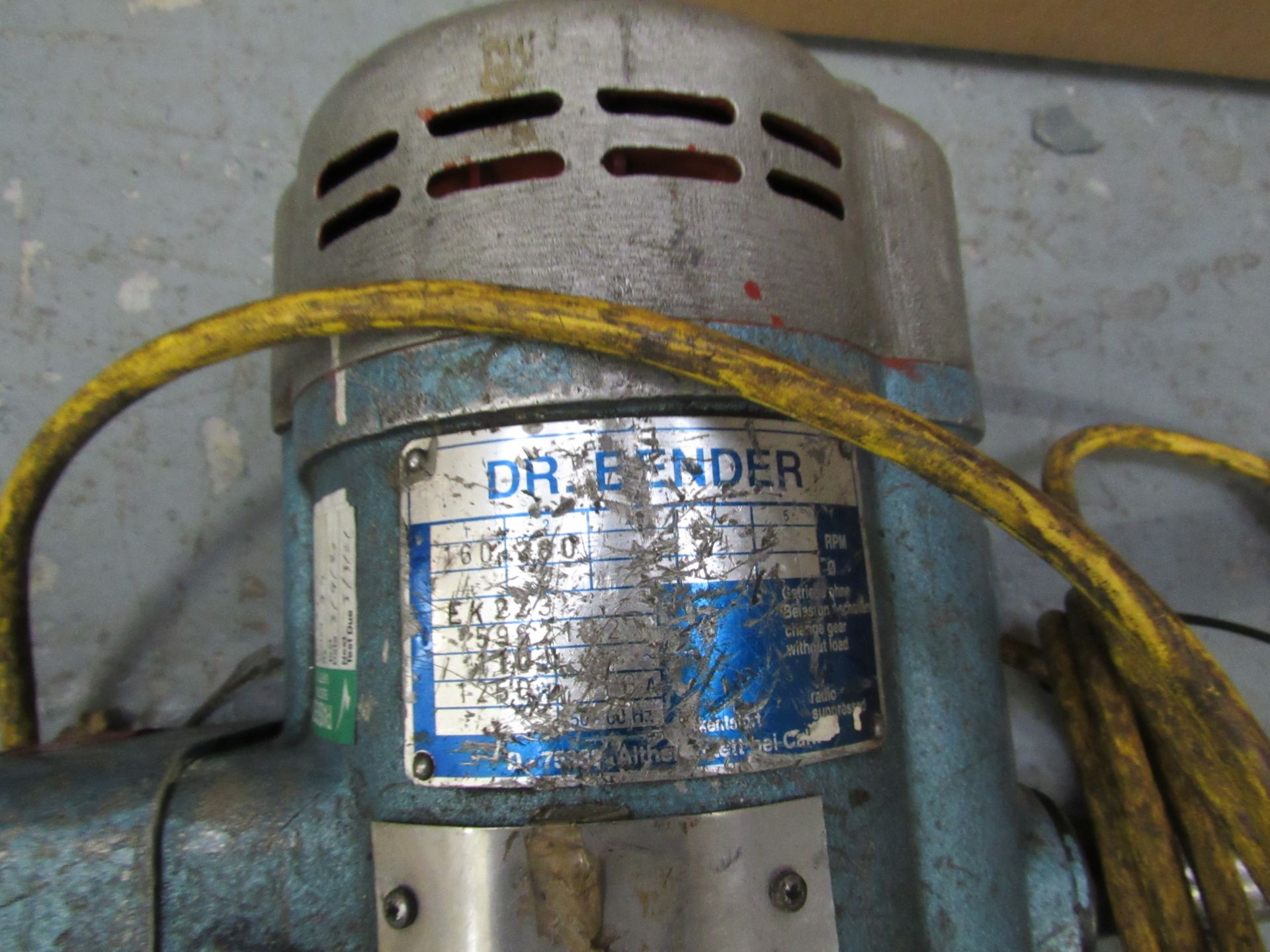 DR Bender Drill/Winder 110v, serial number EK273 - Image 3 of 3