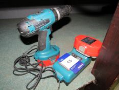 Makita 8391D Cordless Drill with charger and 2 batteries