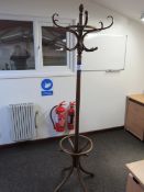 Bentwood Victorian style hat and coat stand