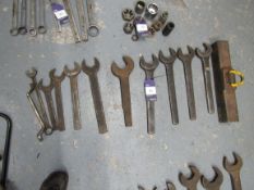 11 Various Heavy Duty Spanners