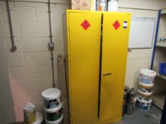 Flammable Cabinet and contents