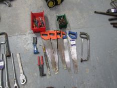 Quantity of Various Tools and Saws