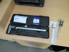 Sealty AK9623EV Digital Vernier Caliper 8-300mm and two various Calipers