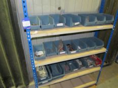 1 Bay Boltless Shelving and Contents