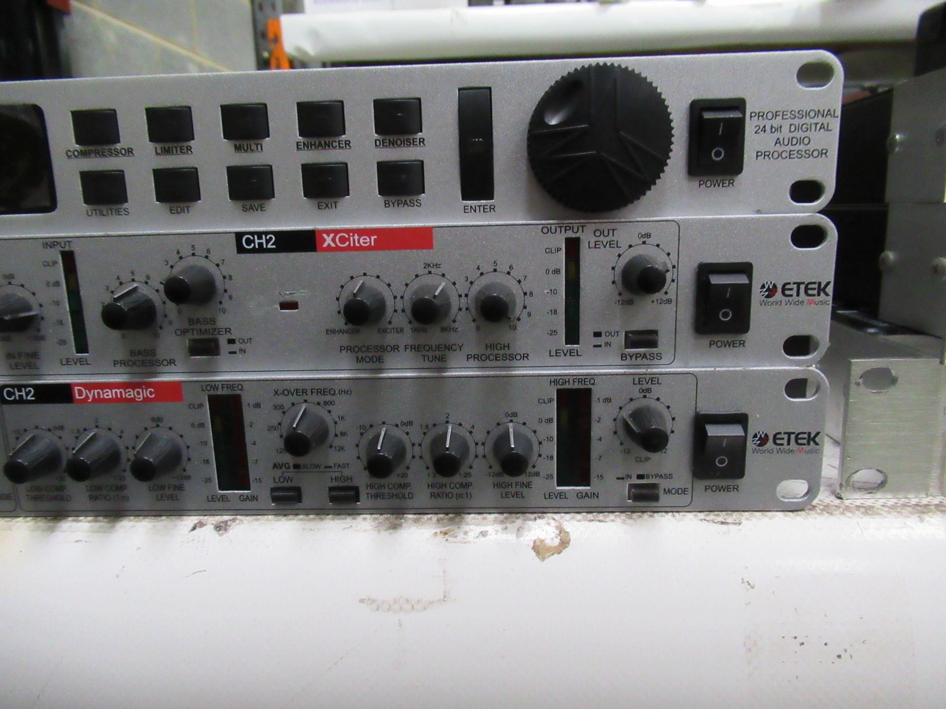 ETEK Dynamagic Multiband Compressor/Expander/Gate, ETEK Xciter and ETEK Compressor Limiter (3) - Image 6 of 6