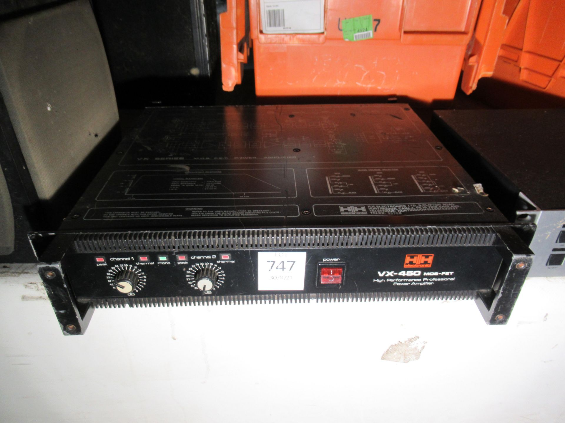 HH VX-450 Power Amplifier