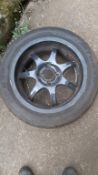 Vauxhall Corsa set of 4x alloy wheels and tyres