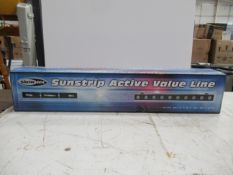 BNIB Showtech Sunstrip Active Value Line with 10 x 50W Halogen GU10 Lamps