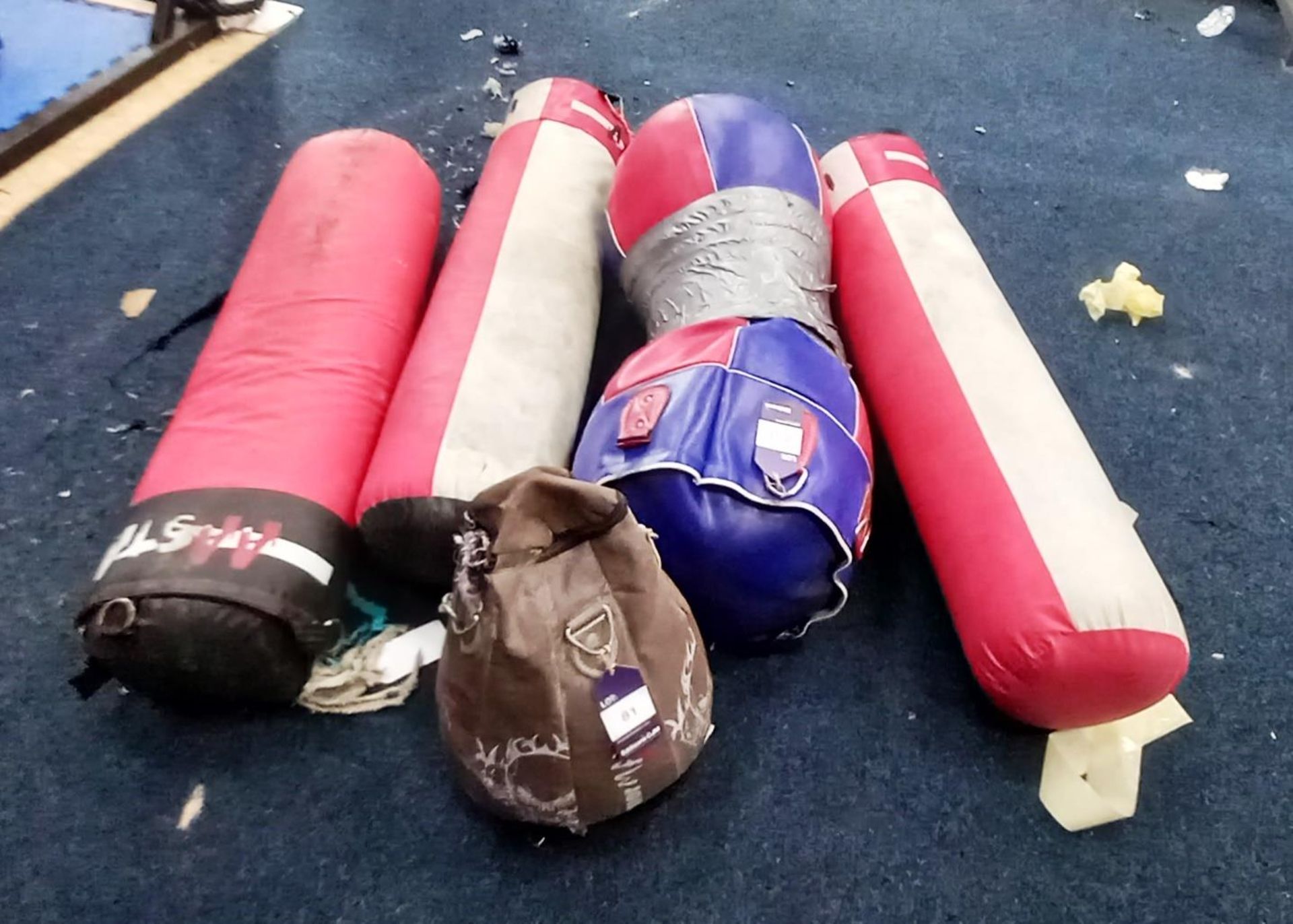 5 x various punch bags