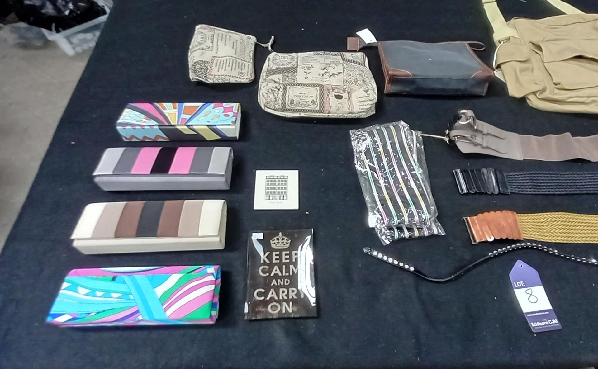 Quantity of Various Designer Ladies Handbags, Belts, Smalls Plates, Coasters and Other Various Decor - Image 2 of 6