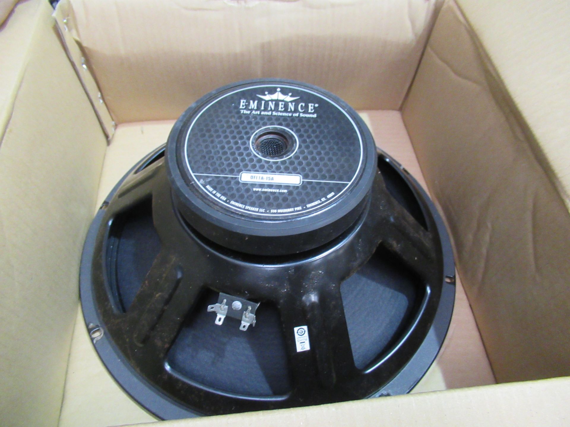 BNIB TOA F15OR Speaker and a Eminence Delta 15A Speaker - Image 4 of 5