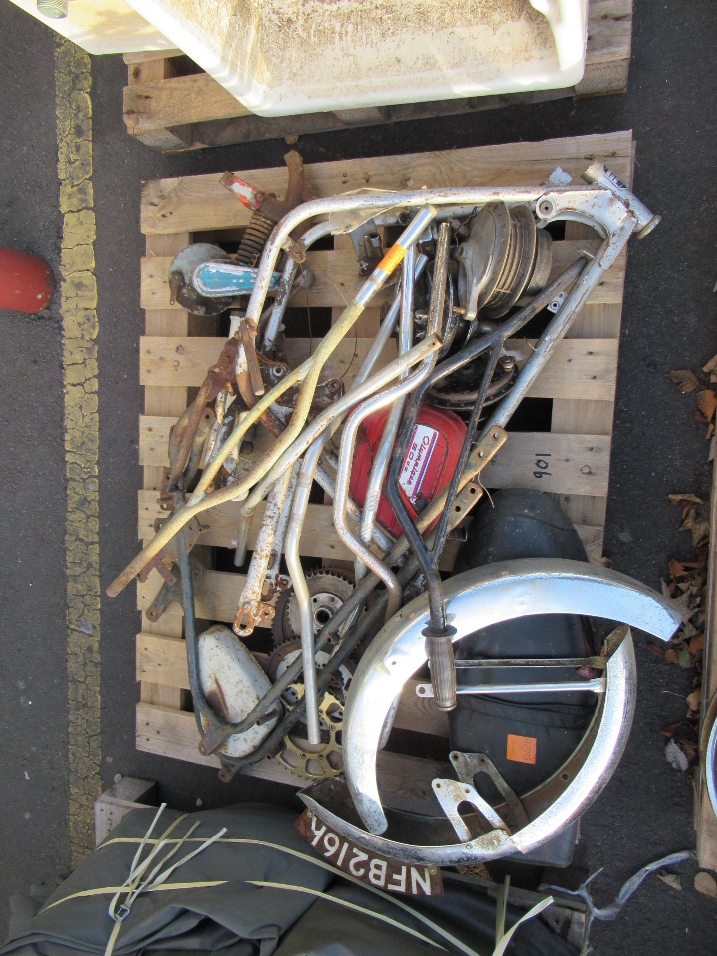 2 x Pallets to contatin a Qty of Motorbike Spares - Image 3 of 3