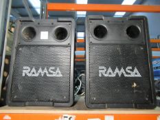 2 x Ramsa WS-A240 Sub Speakers