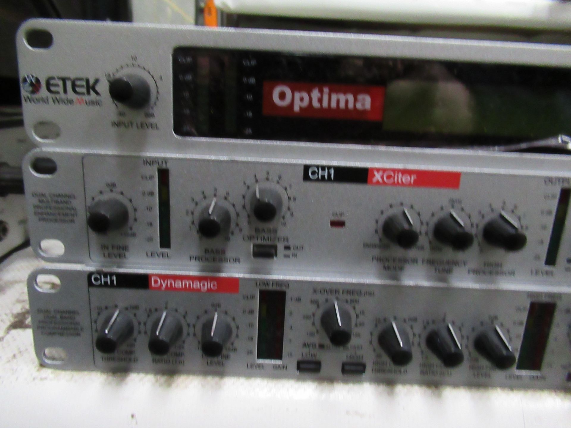 ETEK Dynamagic Multiband Compressor/Expander/Gate, ETEK Xciter and ETEK Compressor Limiter (3) - Image 4 of 6