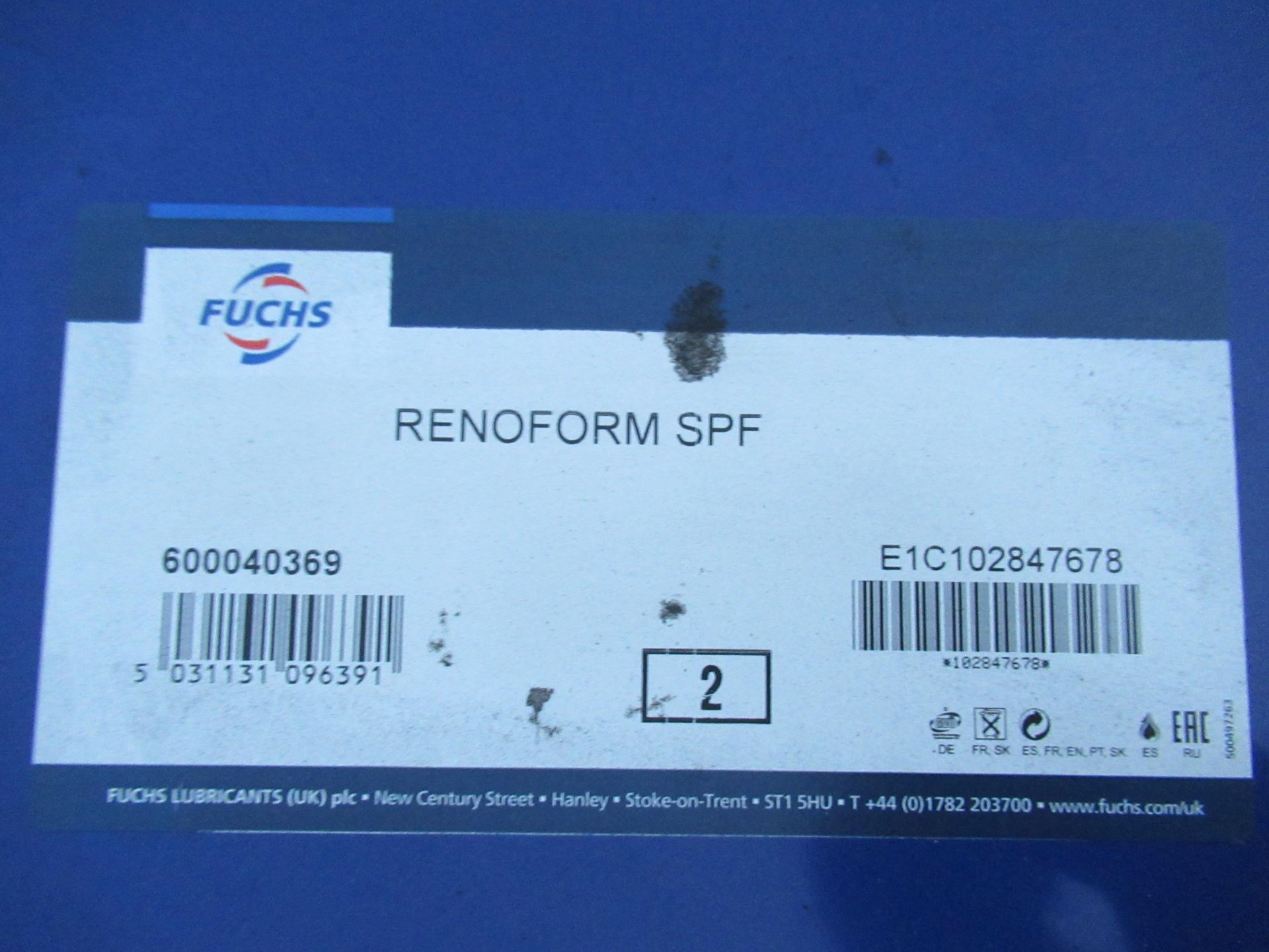 A full barrel of Fuchs Renoform SPF 205L - Image 4 of 5