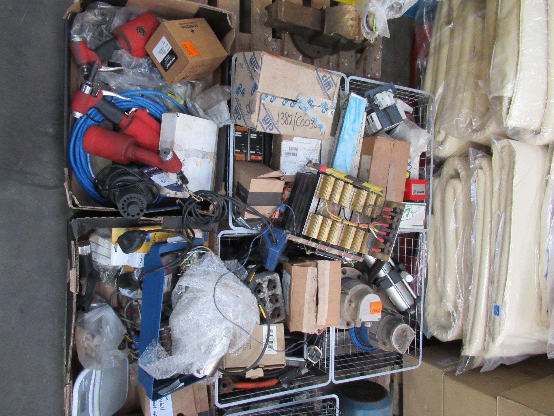 A Pallet of Various Electrical Items