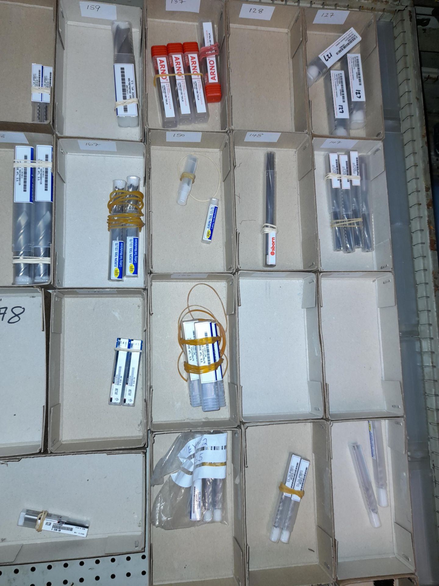 Quantity of various CNC drills and deburring blades etc., as lotted to tray (Tray & drawer not - Image 3 of 4