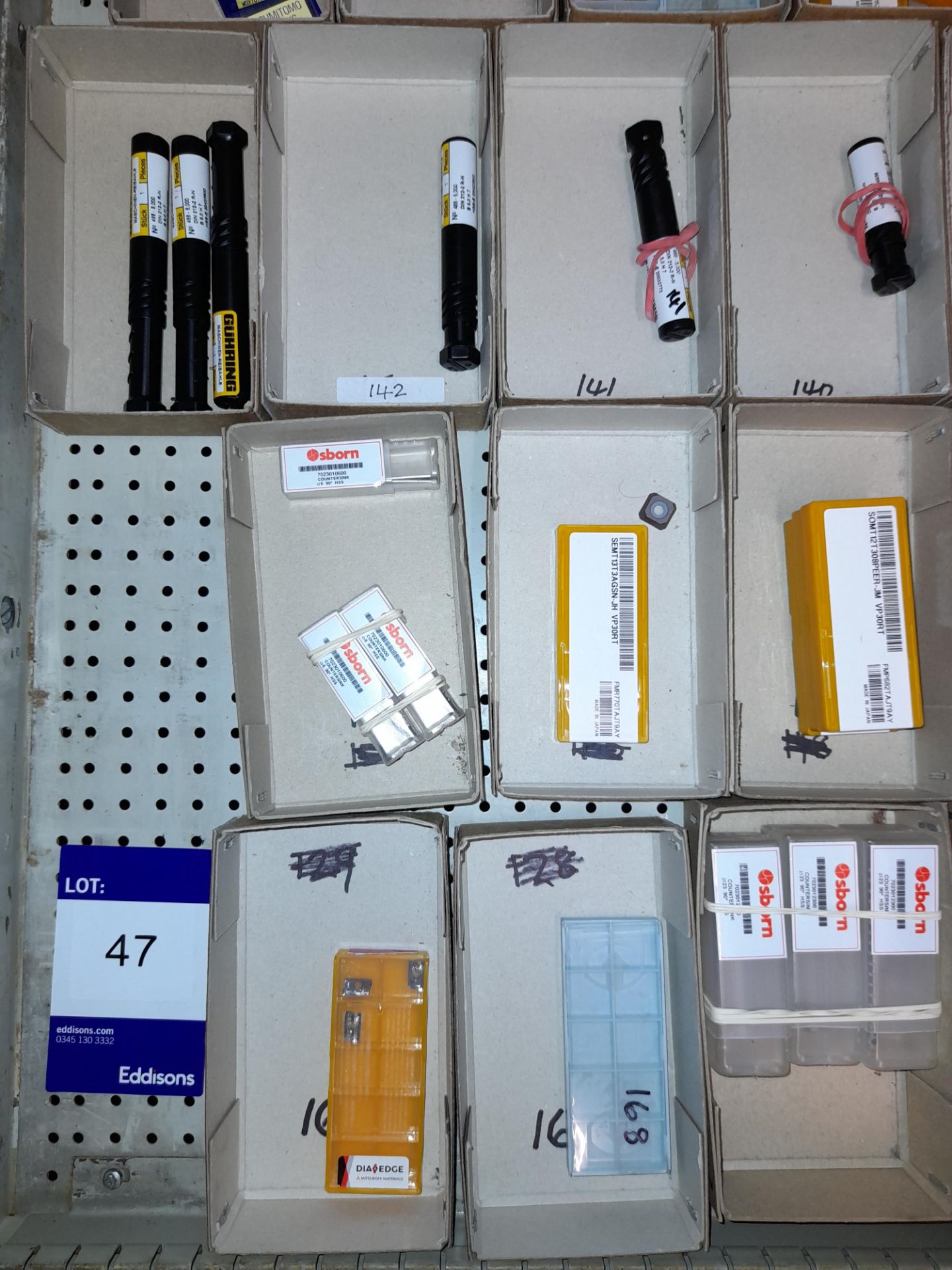 Quantity of various CNC inserts, drills and reamers etc., as lotted to tray (Tray & drawer not - Image 5 of 5