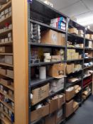 Contents of bay to include various tape, masking, hazard waring, PVC tapes etc. Location E4 (