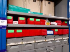 Quantity of various hand files to 2 shelves (Shelving not included) (Note: Various quantities to