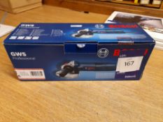 Bosch GWS professional angle grinder boxed