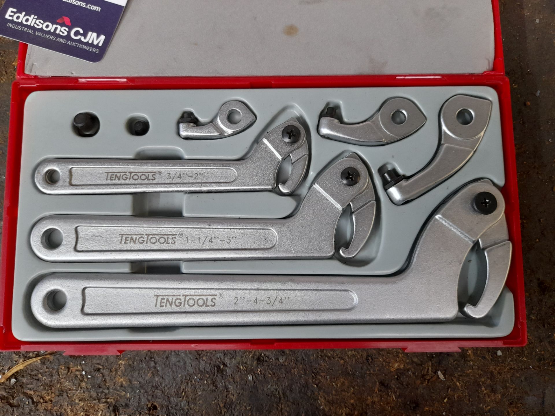 Teng tools TTHPO8 8-piece hook & pin wrench set - Image 3 of 3