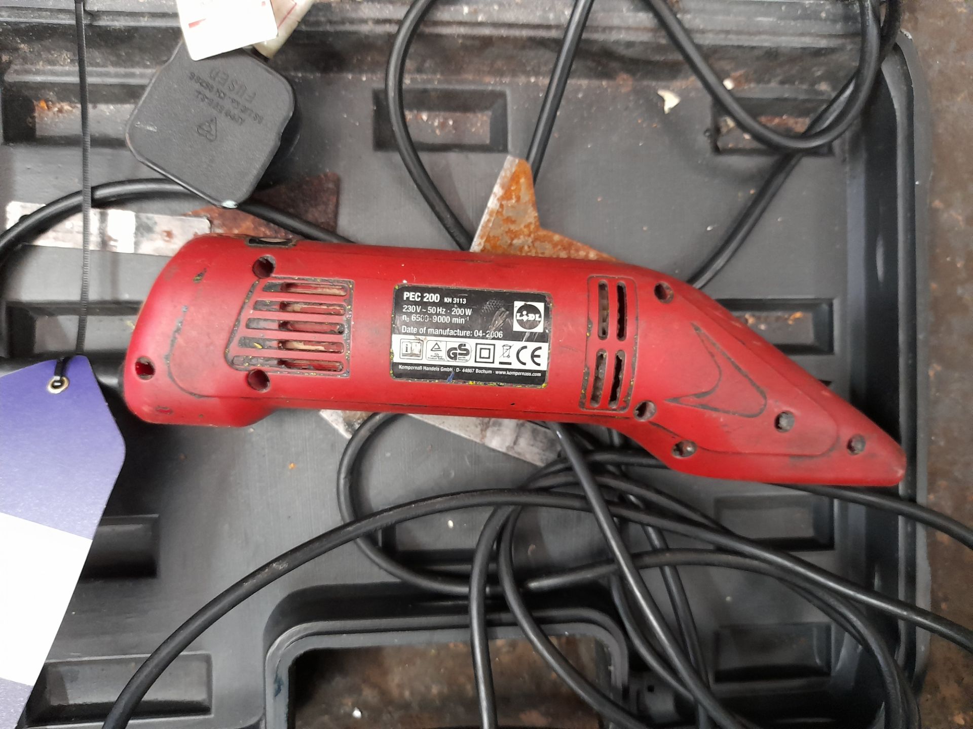 Parkside PEC200 electric scraper with case, 240v - Image 3 of 3