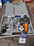 Power G 9-piece soldering gun set, incomplete, to case