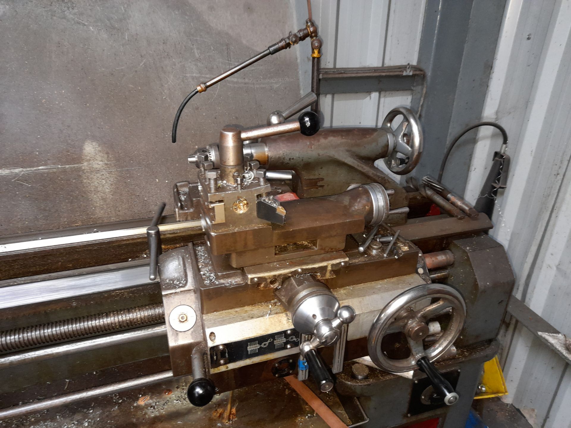 The Cardiff Lathe & Tool Co. Ltd engineers’ lathe, 3 jaw chuck, with face plate - Image 4 of 5