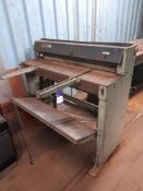 Edwards Pedicut 3/16 T.6 treadle press guillotine