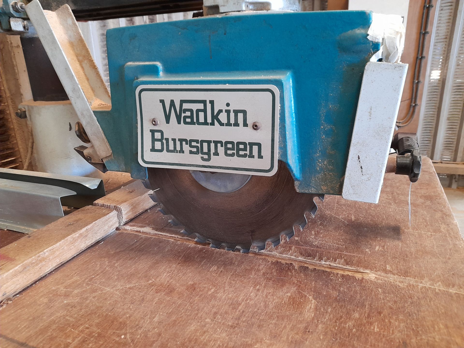 Wadkin Bursgreen BRA Radial Arm Cross Cut Saw (Serial Number 14BRA 873159) - Image 3 of 4