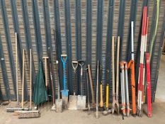 Quantity of various tools
