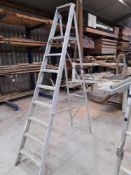 8 Tread aluminium ladder