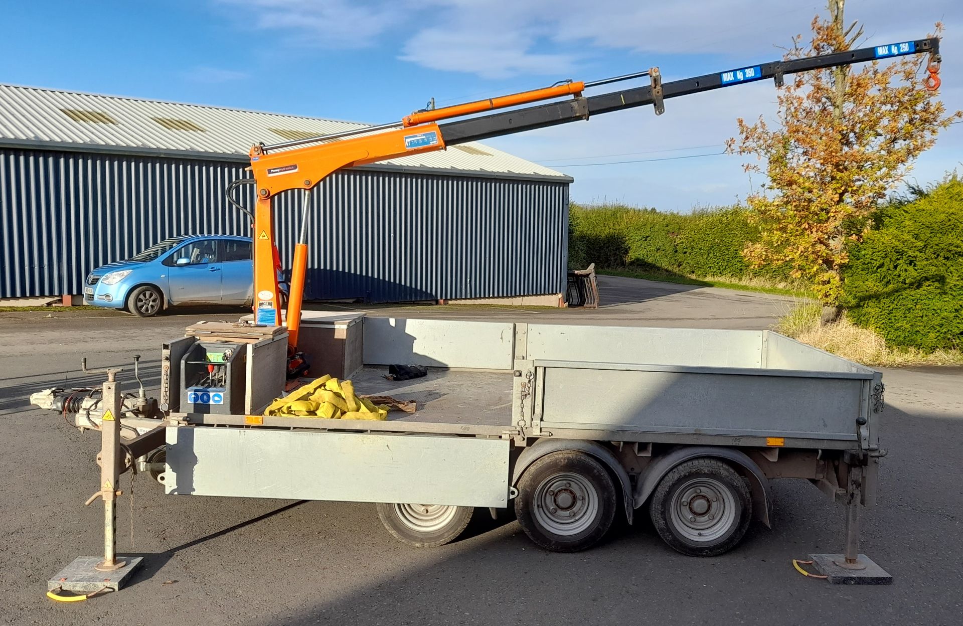 Ifor Williams e4*2007/46*0371 SCKT00000E5110150 Type 3Cb LM126G3 Tri axle trailer (Approx. 12ft x - Image 2 of 25