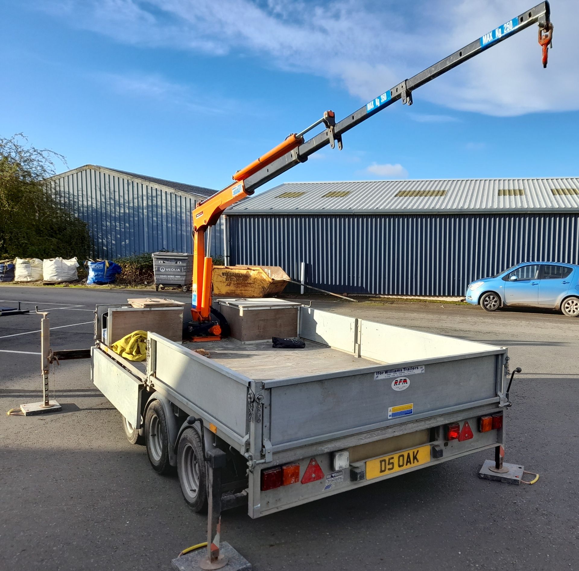 Ifor Williams e4*2007/46*0371 SCKT00000E5110150 Type 3Cb LM126G3 Tri axle trailer (Approx. 12ft x - Image 3 of 25