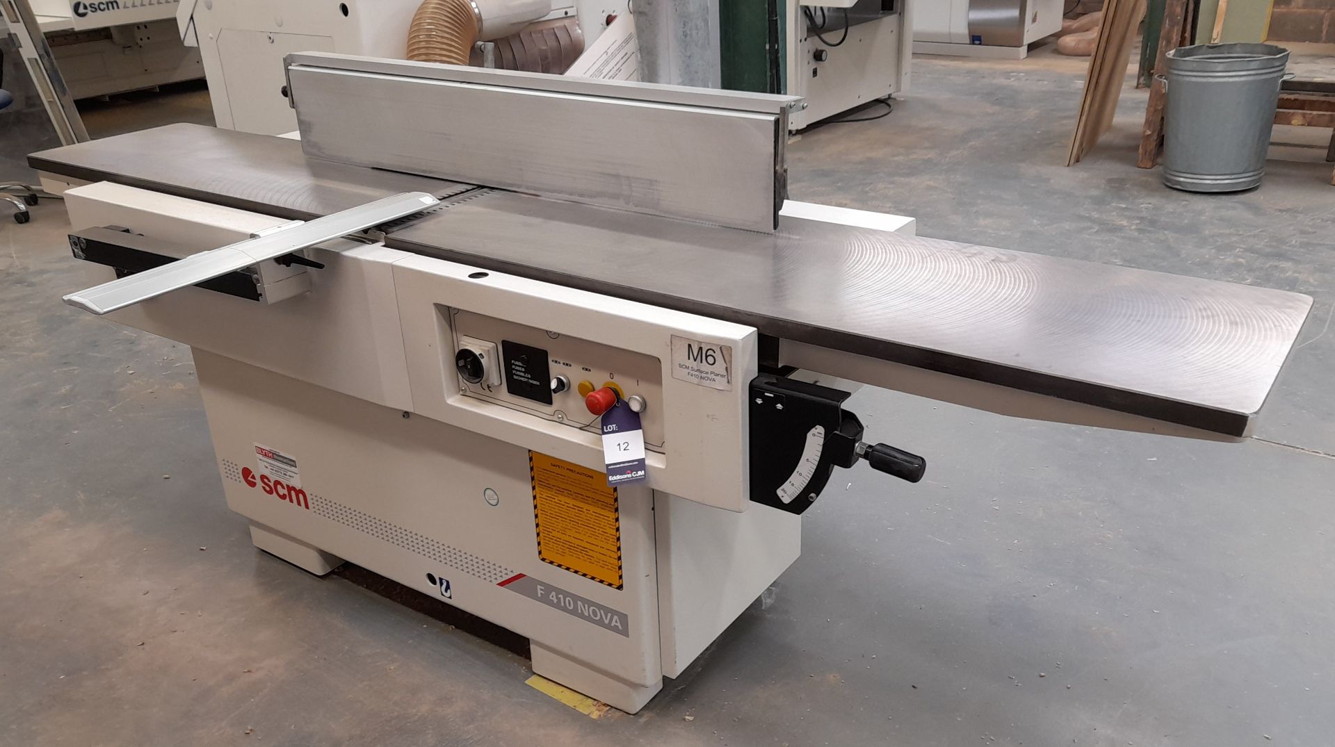 SCM F410 Nova Surface Planer (Serial Number AB/191207, 2008), 410mm working width - Image 2 of 7