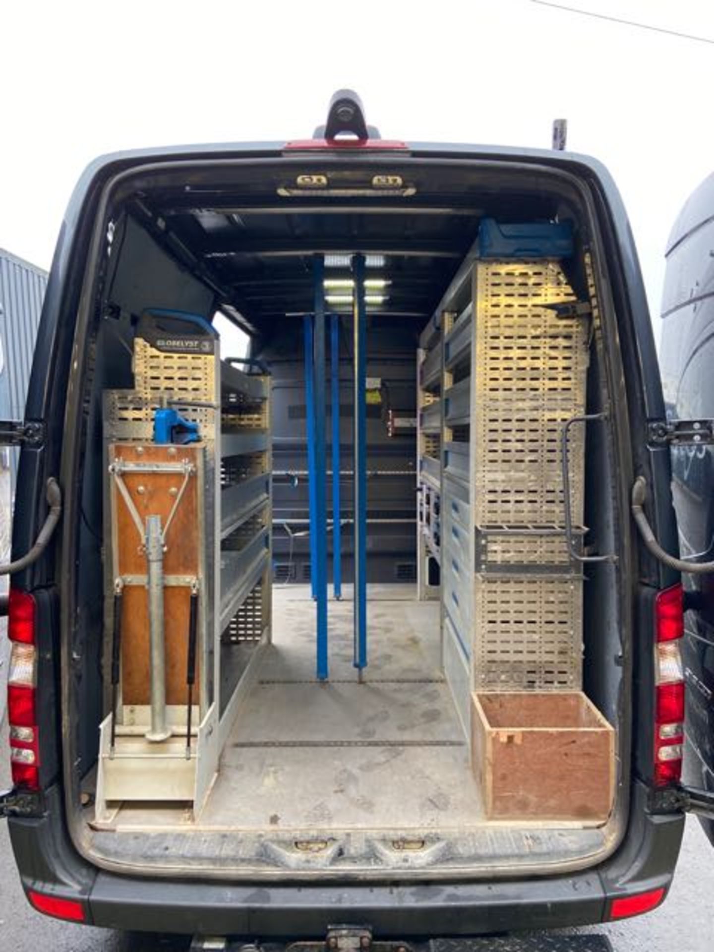 Mercedes Benz Sprinter 319 CDI, complete with circa £5,000+ of Sortimo Racking, metal cases, drawers - Image 25 of 30