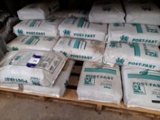 Large quantity of bagged Post-fast rapid setting, to pallet