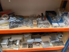 Quantity of miscellaneous locks, chain, parliament hinges, Aquamac 21 and 63 draft strip, cabin