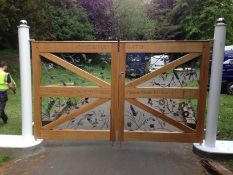 Chelsea Centenary gates - approx 3400mm wide for the pair and 2000mm high