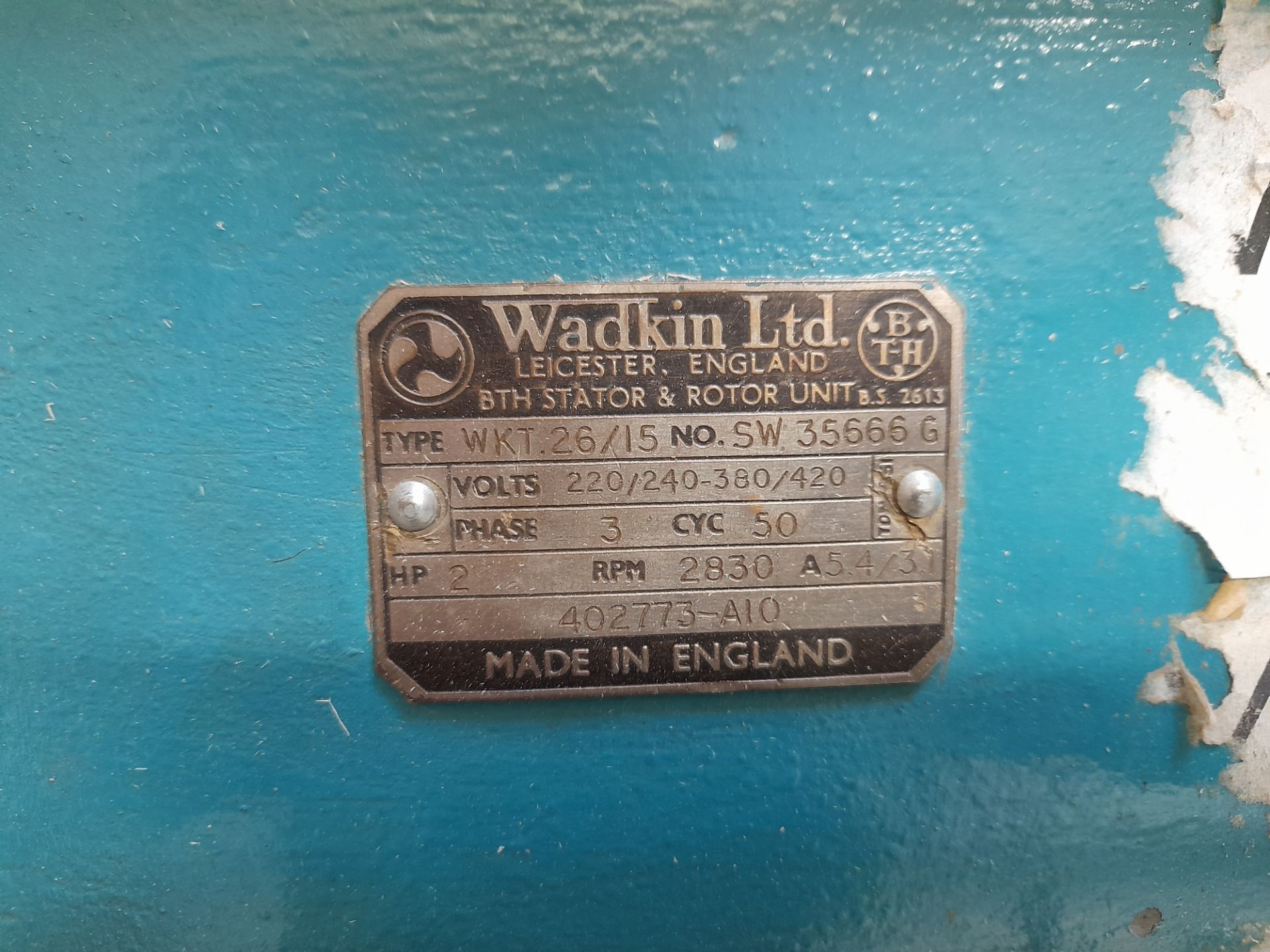 Wadkin Single End Tenoner, with top and bottom scriber (Serial Number EKA-1279) - Image 8 of 11